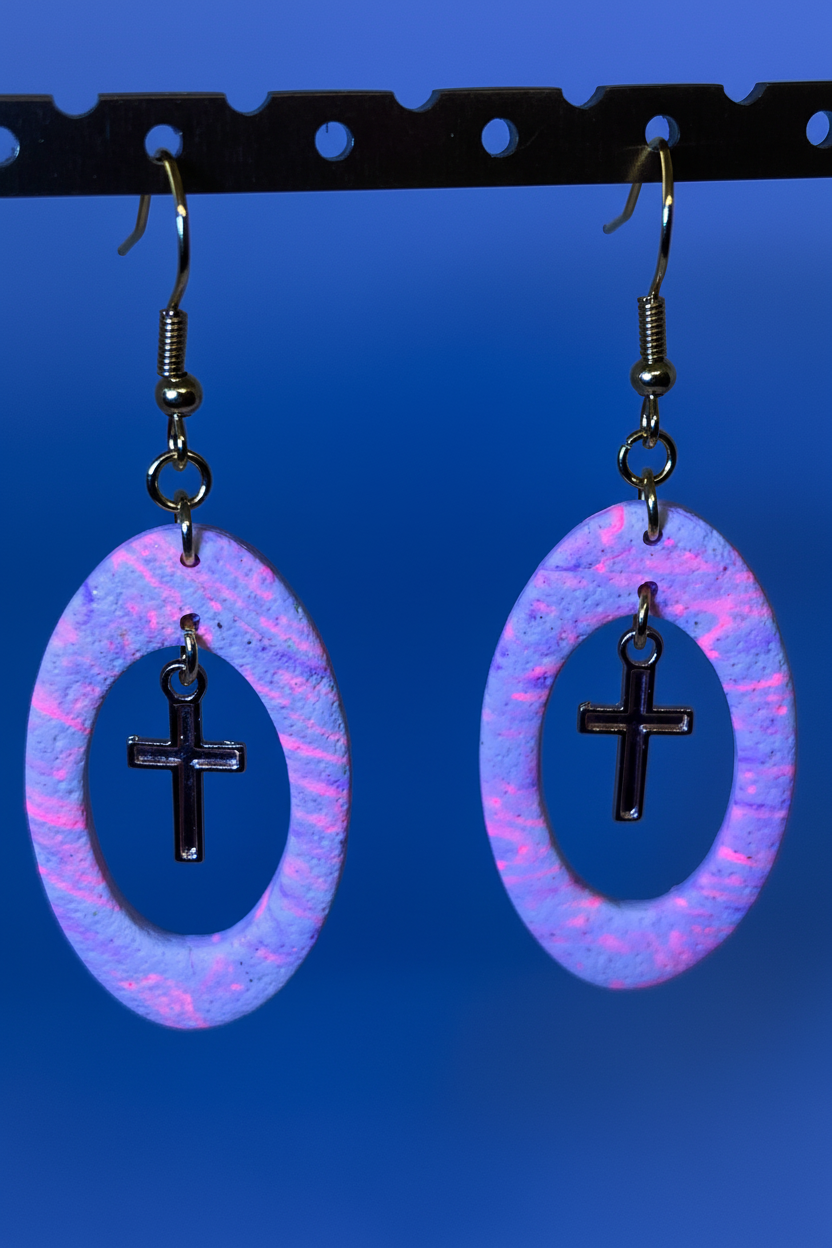 80's nr 2 - Efecto fosforescente con luz azul