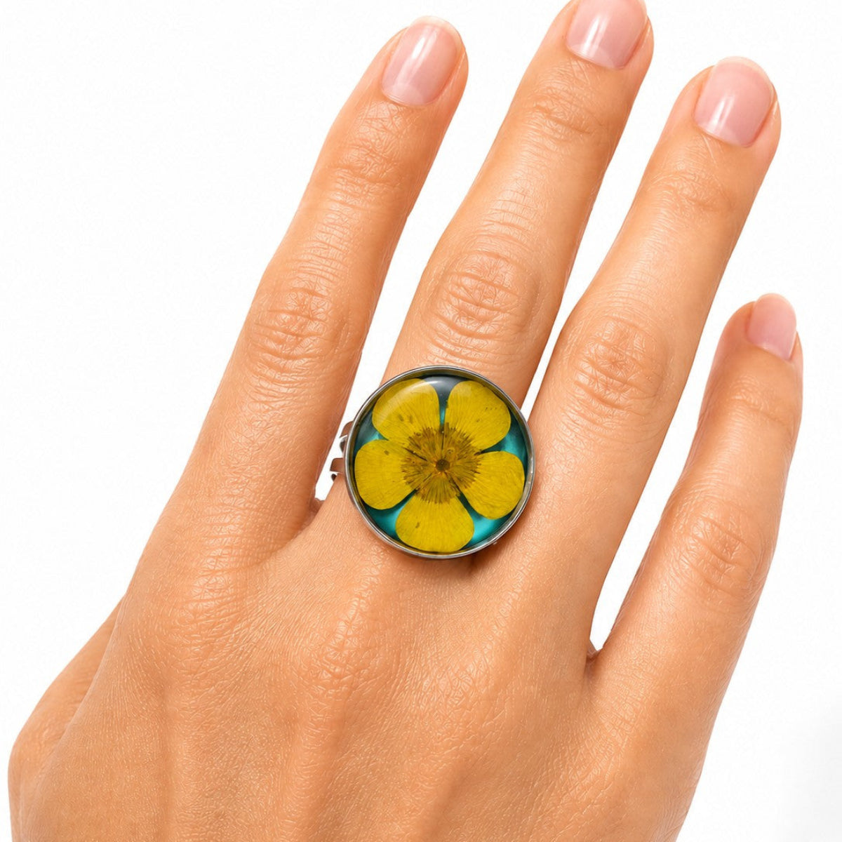 Smørblomst-ring – ekte Ranunculus acris fra Wild Norge Collection