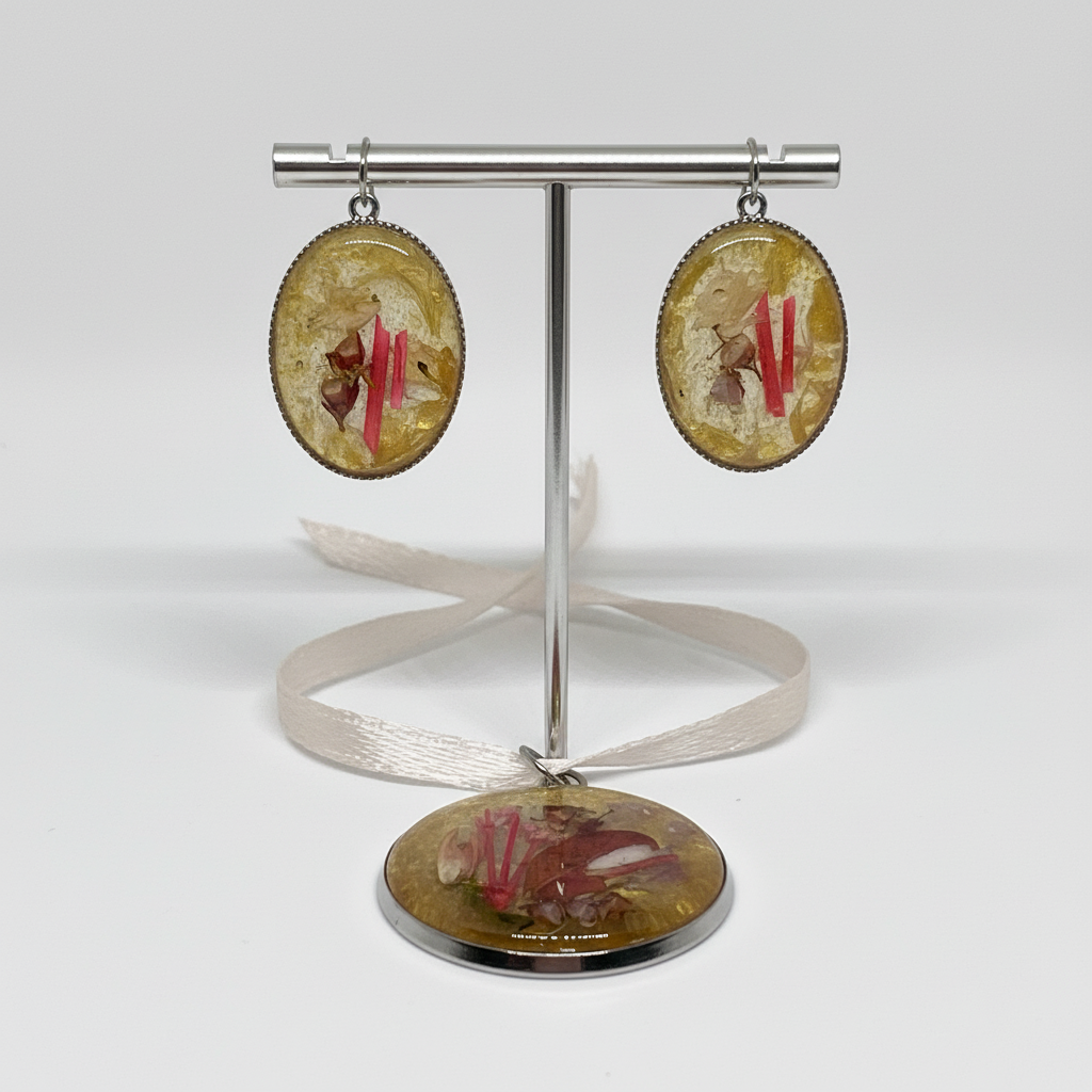 Ambar jewelry set professional photo