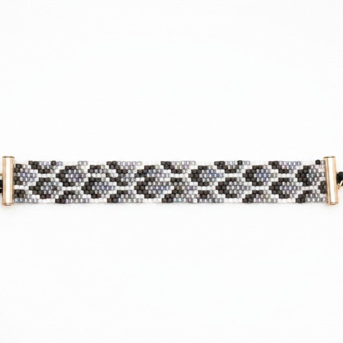 Løvblad i perlemor farge  - Miyuki Perle Armbånd