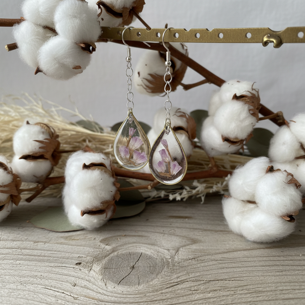 Blomster i luften - Rustic Cotton Flowers