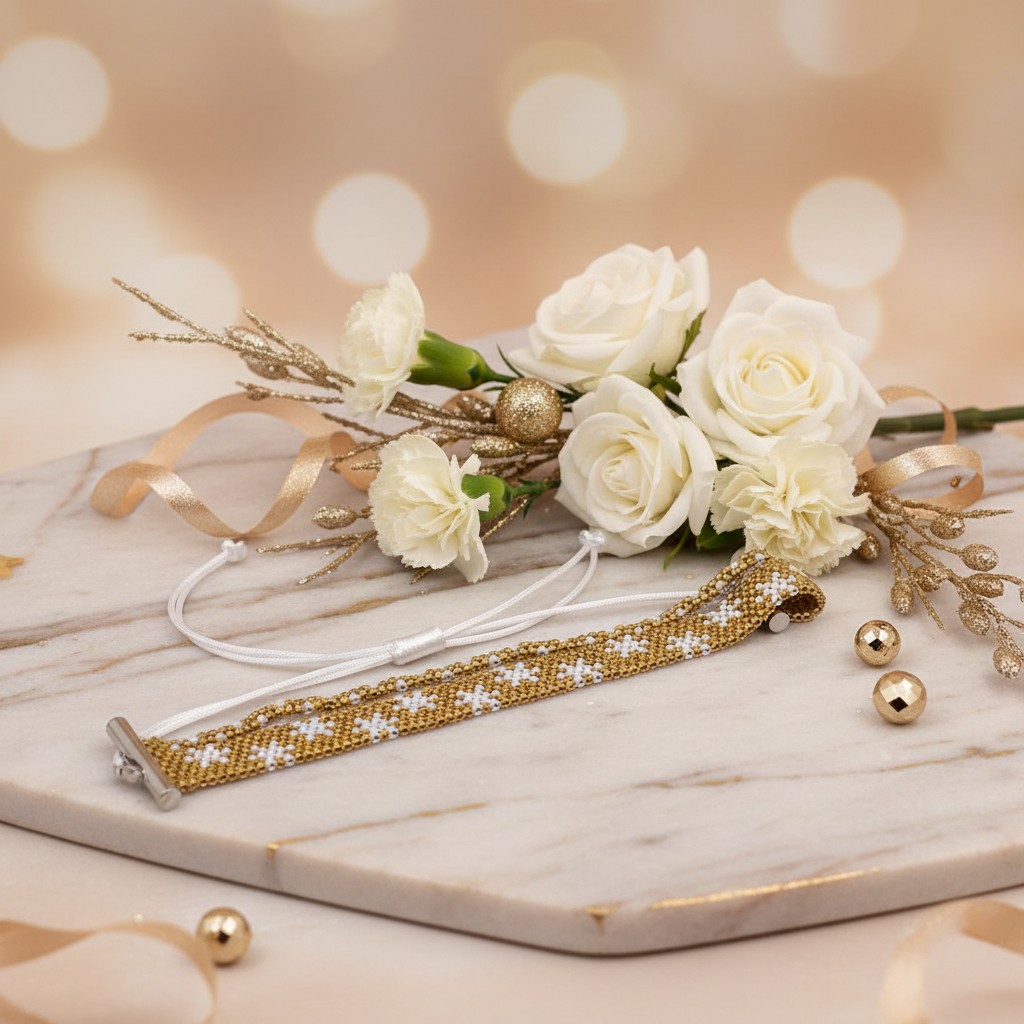 Copito dorado con fondo sofisticado