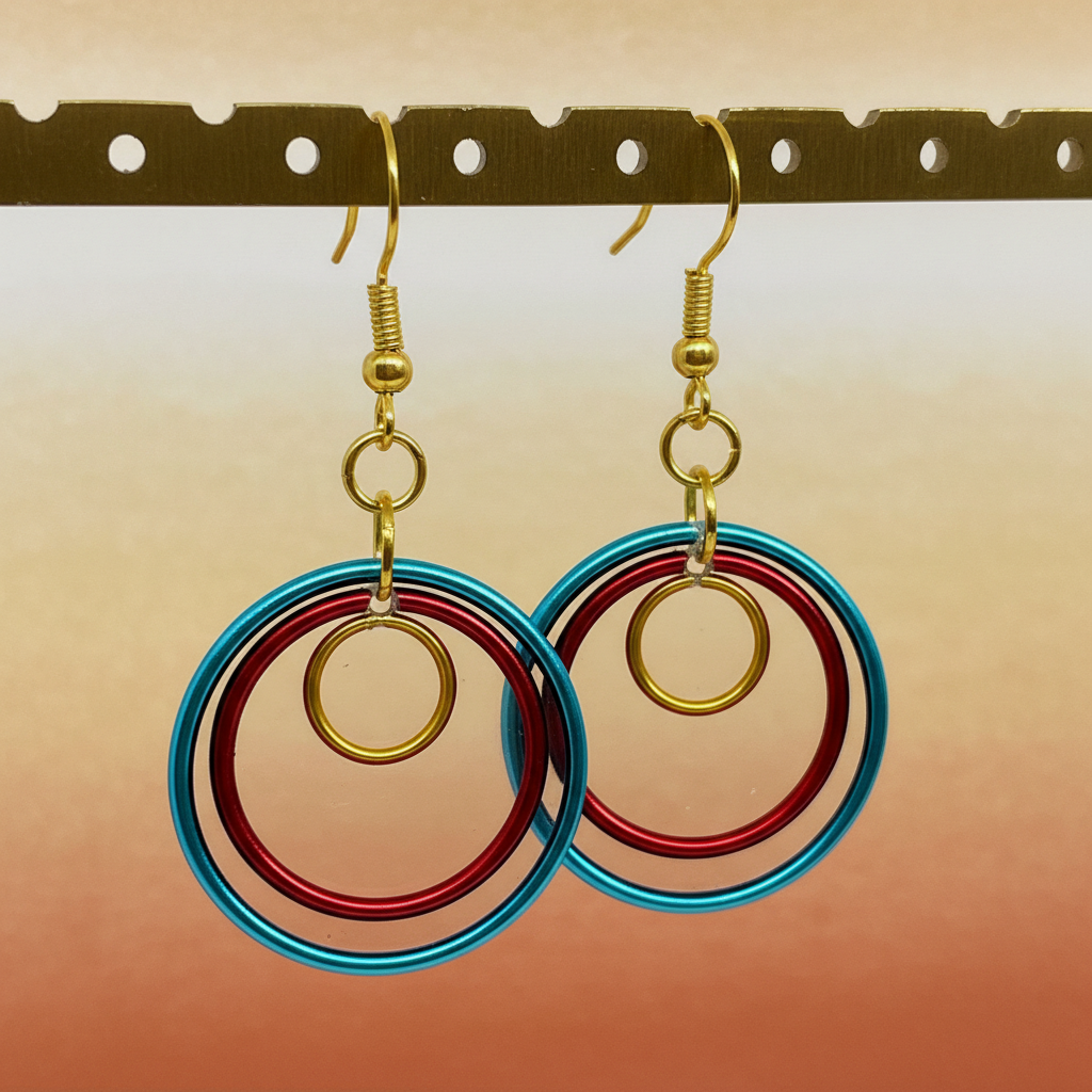 Galaxy Earrings Subtle 70s