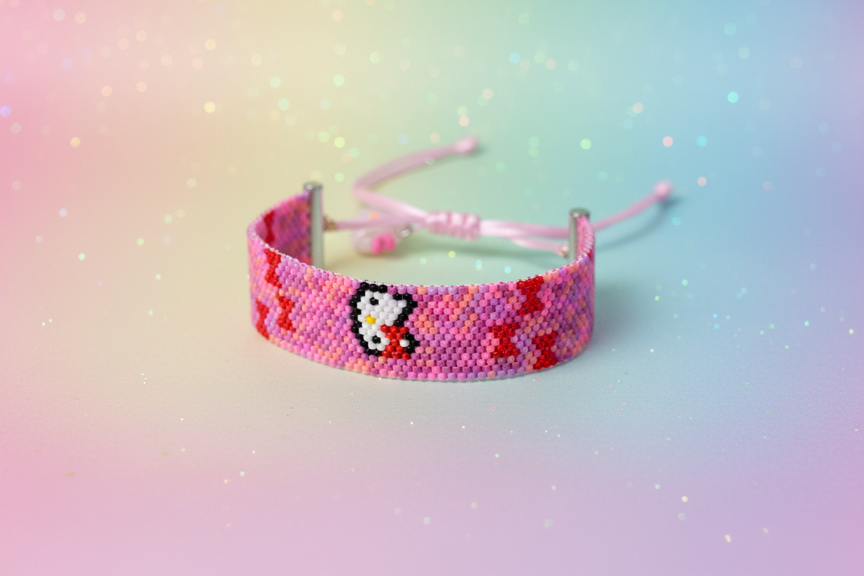 Hello Kitty Bracelet Rainbow Gradient