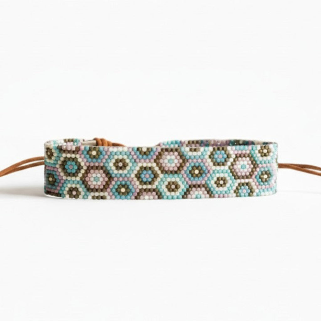 Hexa - Miyuki Perle Armbånd
