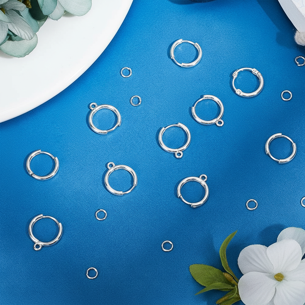 Huggie kroker 925 sølv