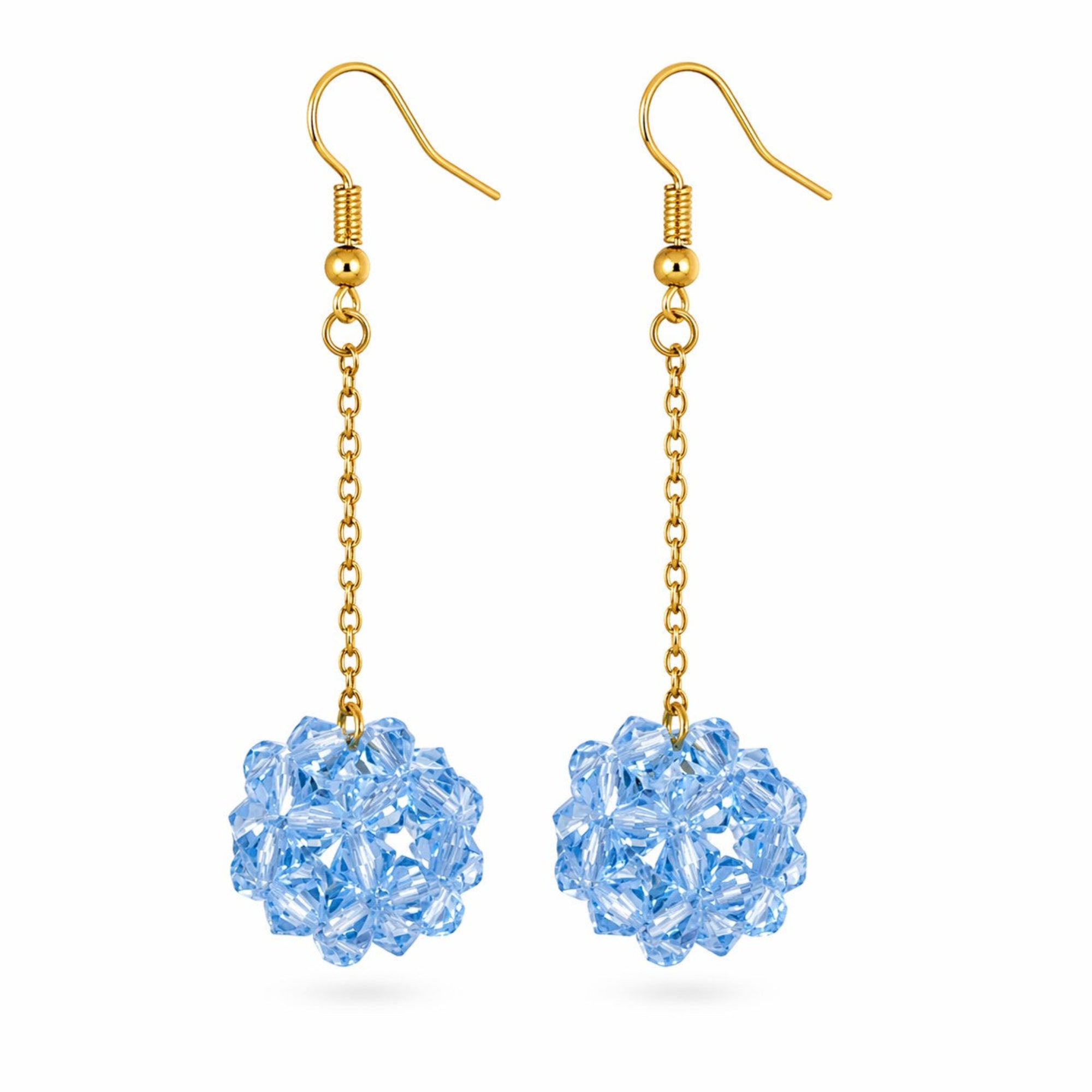 Electron - Øredobber med Swarovski-Krystaller