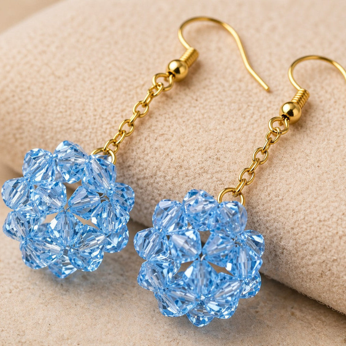 Electron - Øredobber med Swarovski-Krystaller