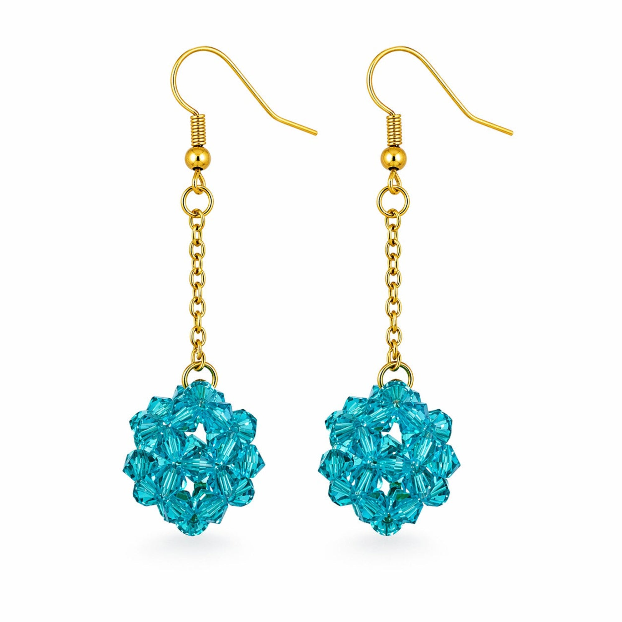 Electron - Øredobber med Swarovski-Krystaller
