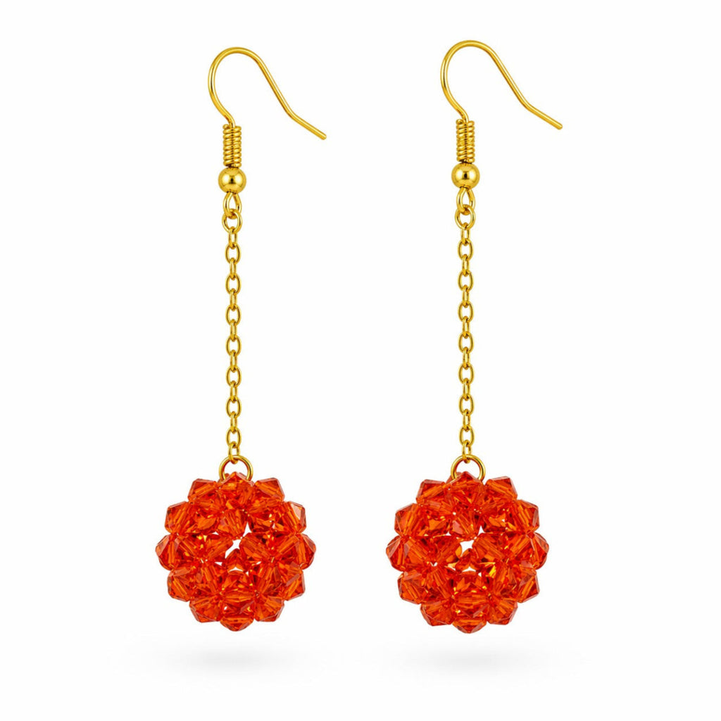 Electron - Øredobber med Swarovski-Krystaller