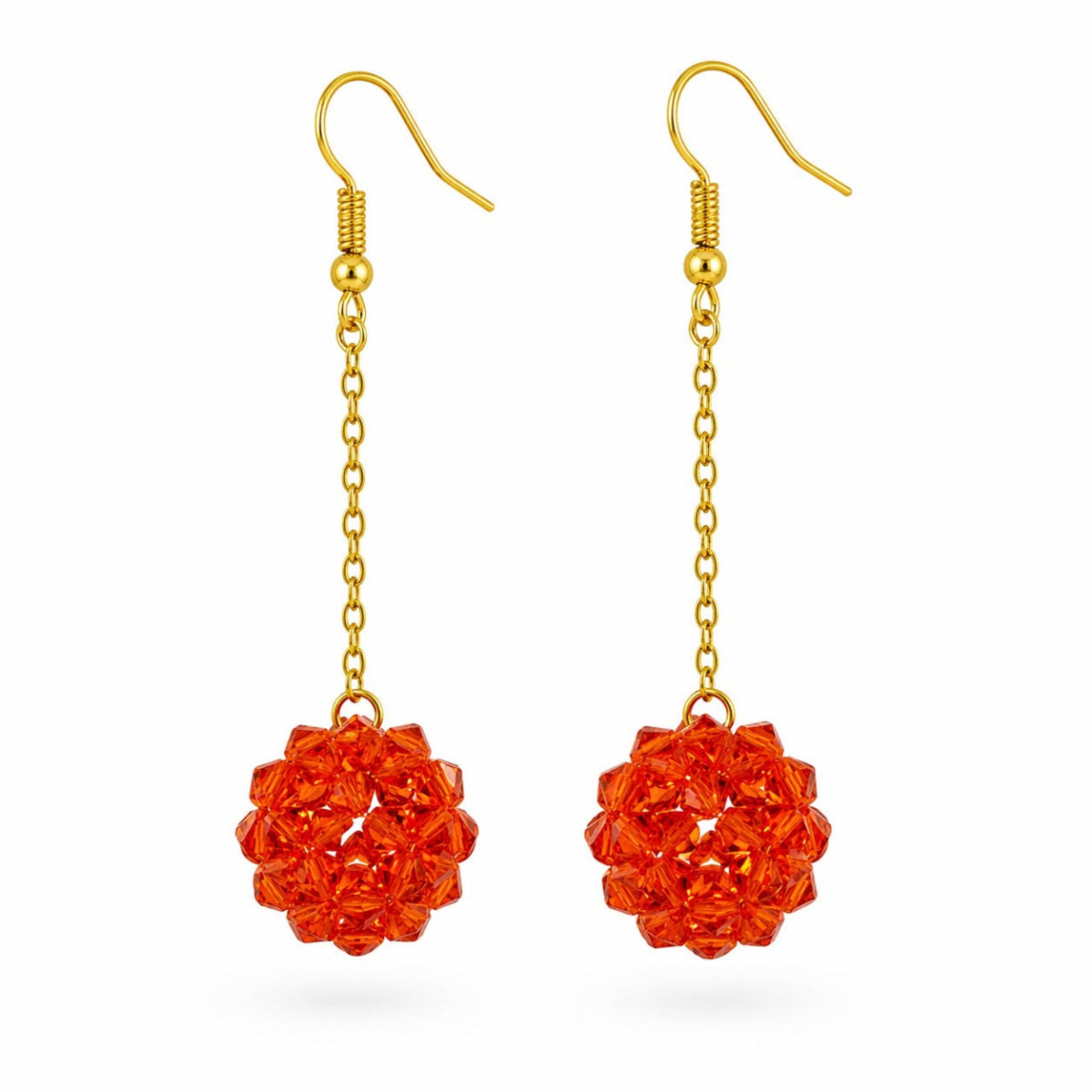 Electron - Øredobber med Swarovski-Krystaller