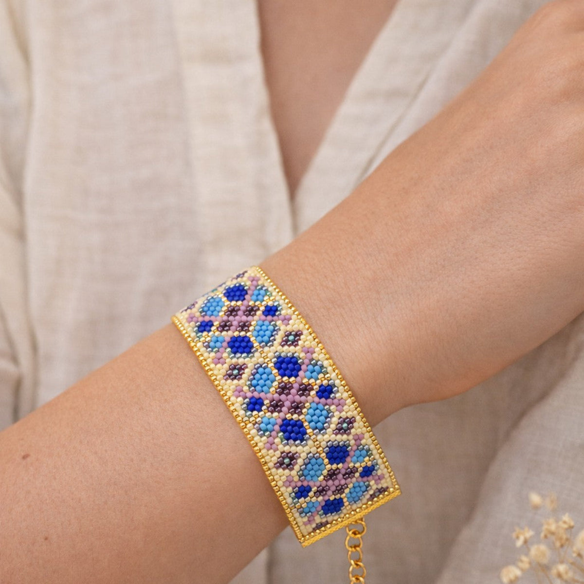 Arabigo - Miyuki Perle Armbånd