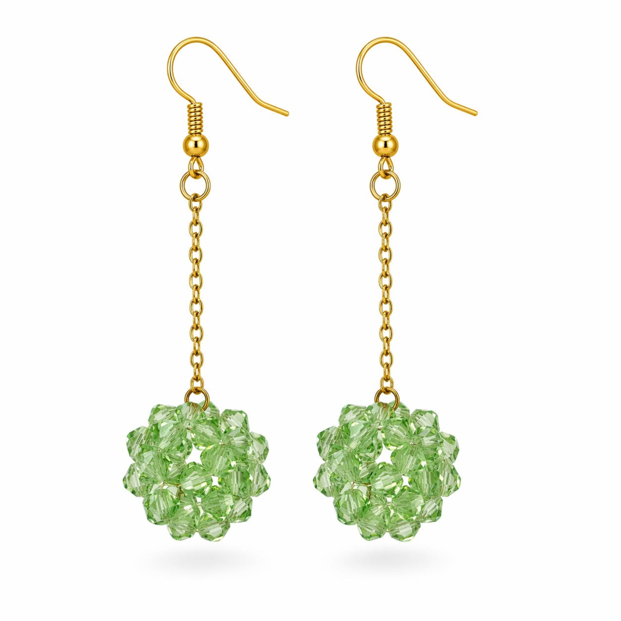 Electron - Øredobber med Swarovski-Krystaller