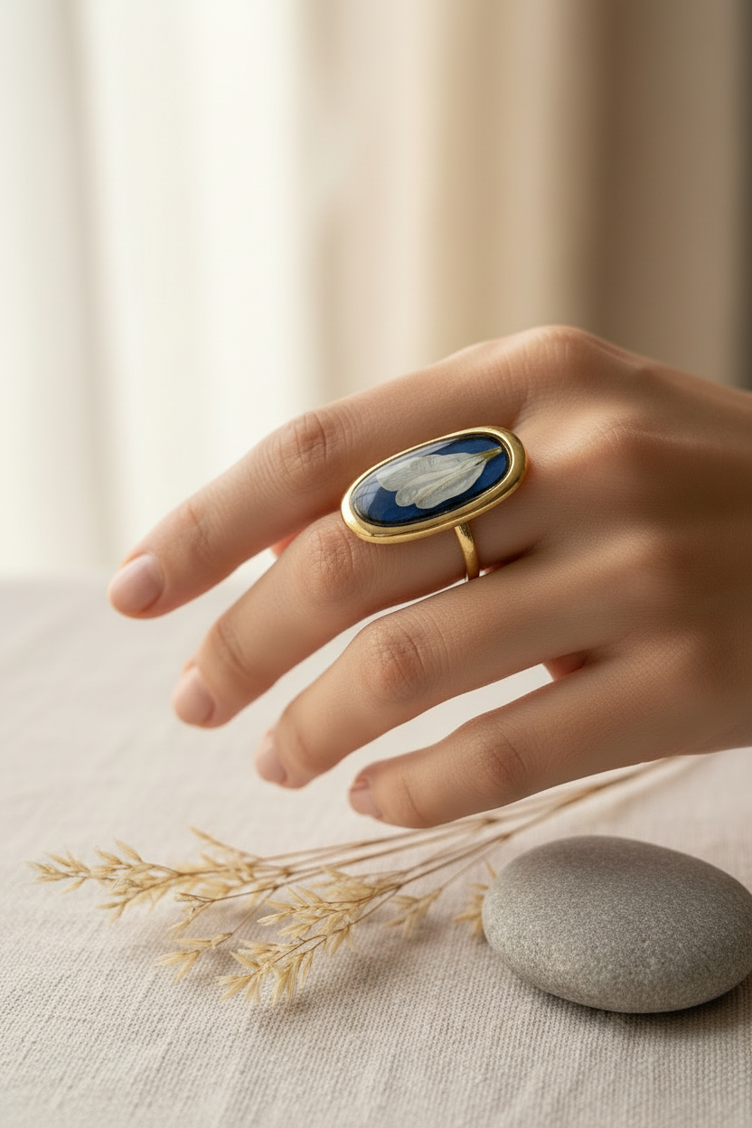 Kronblader - Anillo paralelo al dedo