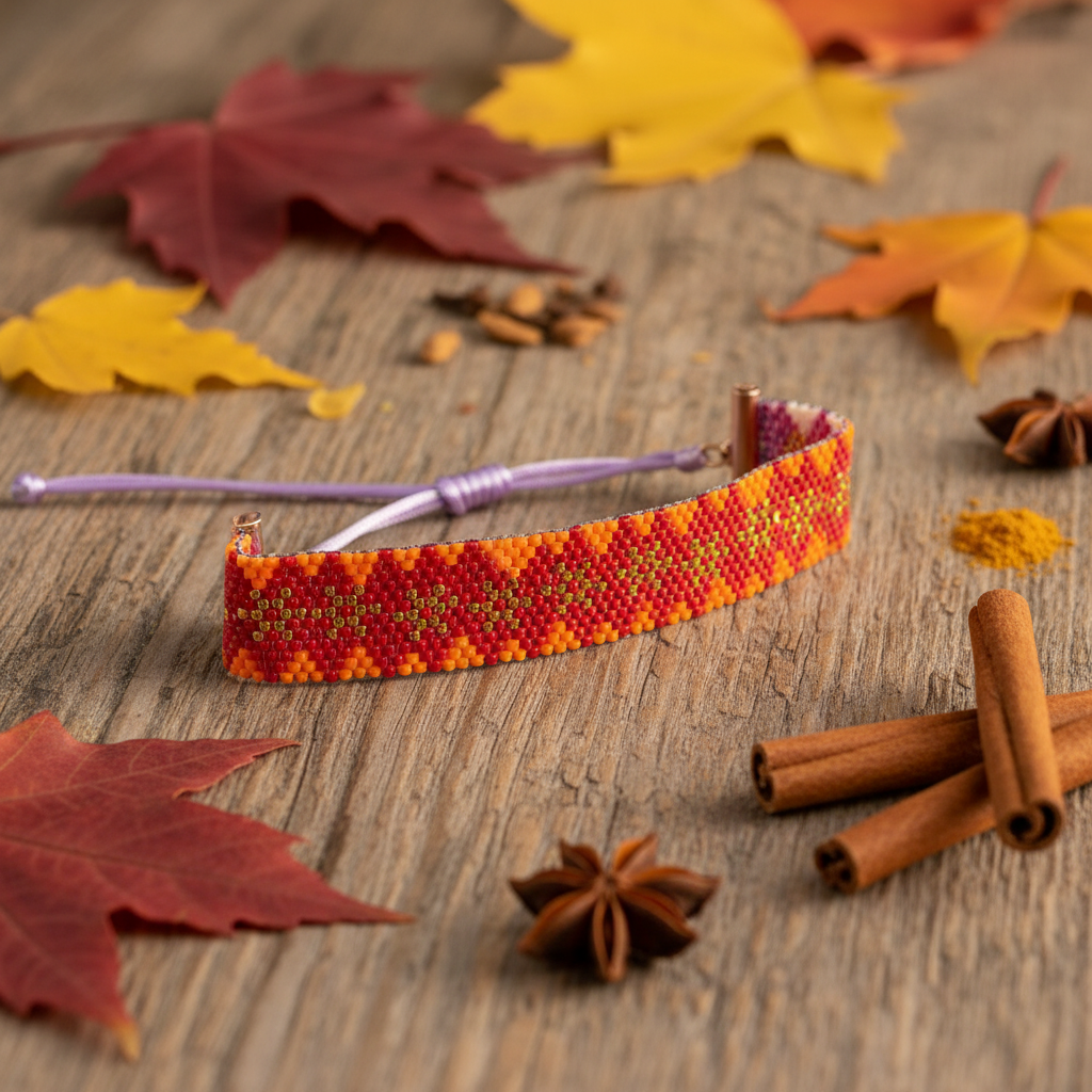 Lavander tonos cálidos - tu brazalete