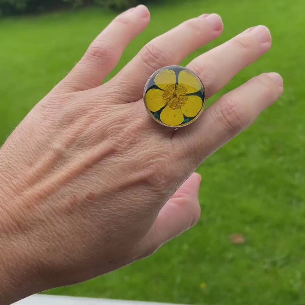 Smørblomst-ring – ekte Ranunculus acris fra Wild Norge Collection