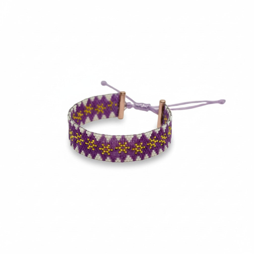 Lavander - Miyuki Perle Armbånd