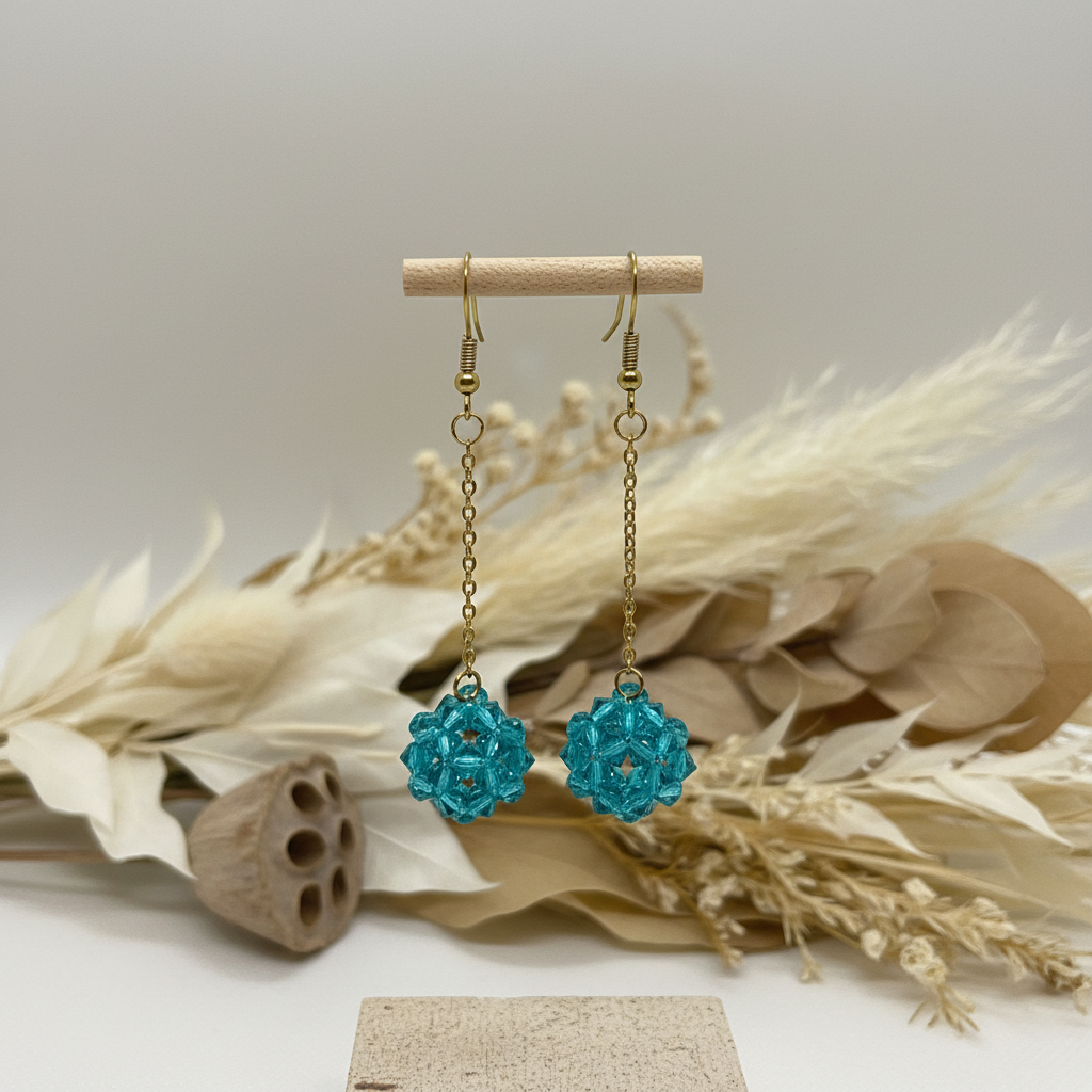 Øredobber Electron - Med blader